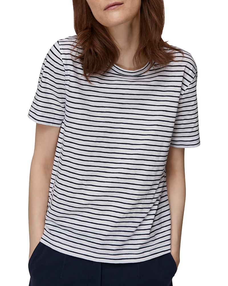Whistles Emily Striped Tee
