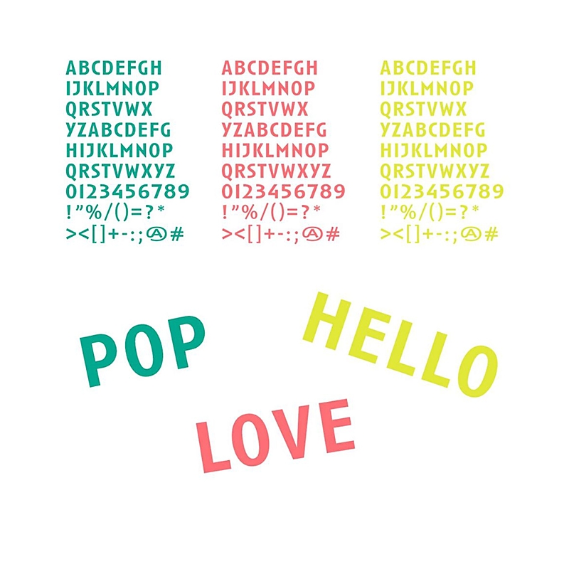 Fpm Milano Bank S Letter Stickers In Multi