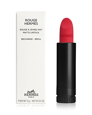Pre-owned Hermes Rouge  Matte Lipstick Refill In 68 Rouge Bleu