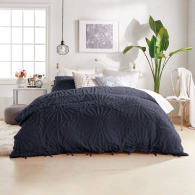 Chenille Medallion Comforter Set, Full/Queen