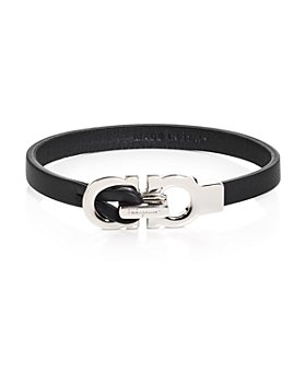 Salvatore Ferragamo - Double Gancini Leather Bracelet
