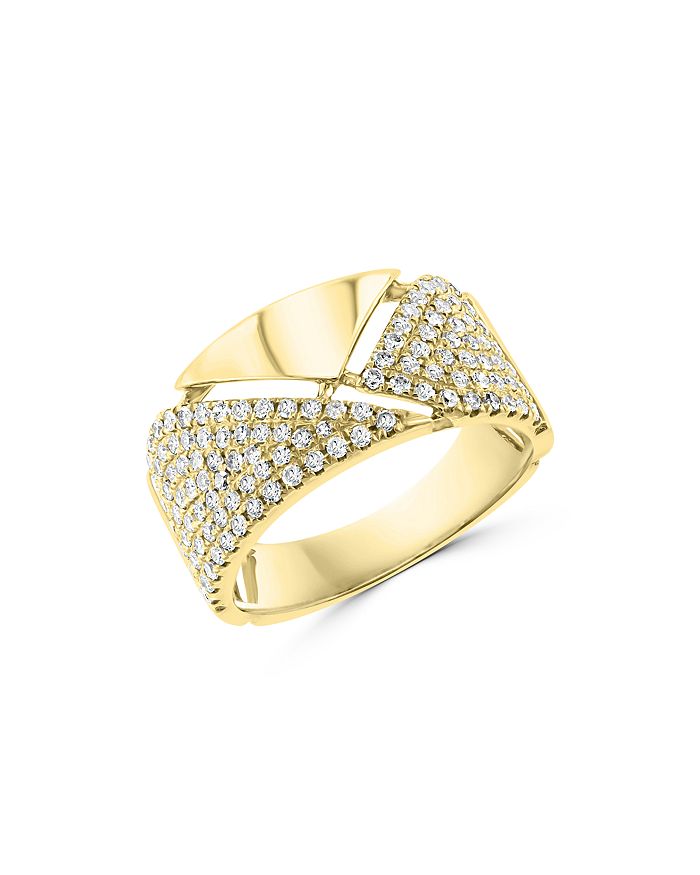 Bloomingdale's Diamond Pavé Statement Ring in 14K Yellow Gold, 0.60 ct
