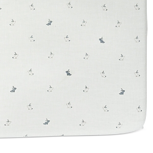 Shop Pehr Hatchlings Cotton Crib Sheet In Bunny