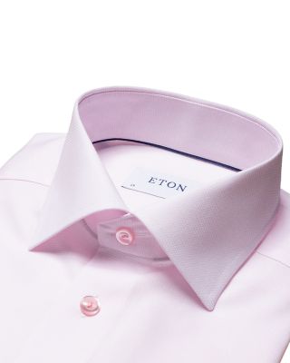 Slim Fit Textured Dress Shirt