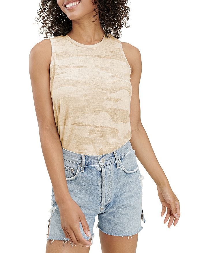 Splendid Maxson Camo Print Tank Top | Bloomingdale's