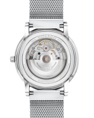 Museum Classic Automatic Stainless Steel Mesh Bracelet Watch, 40mm