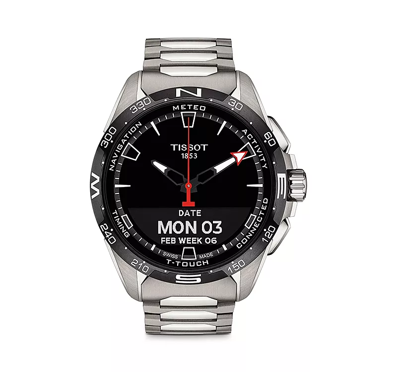 Tissot T-Touch Connect Solar Smart Watch, 47.5mm