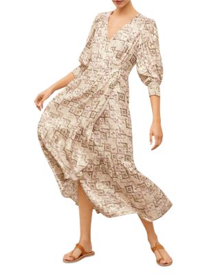 Gerard Darel Solange Metallic Midi Dress | Bloomingdale's Women