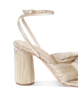 Women's Camellia Bow High Heel Sandals