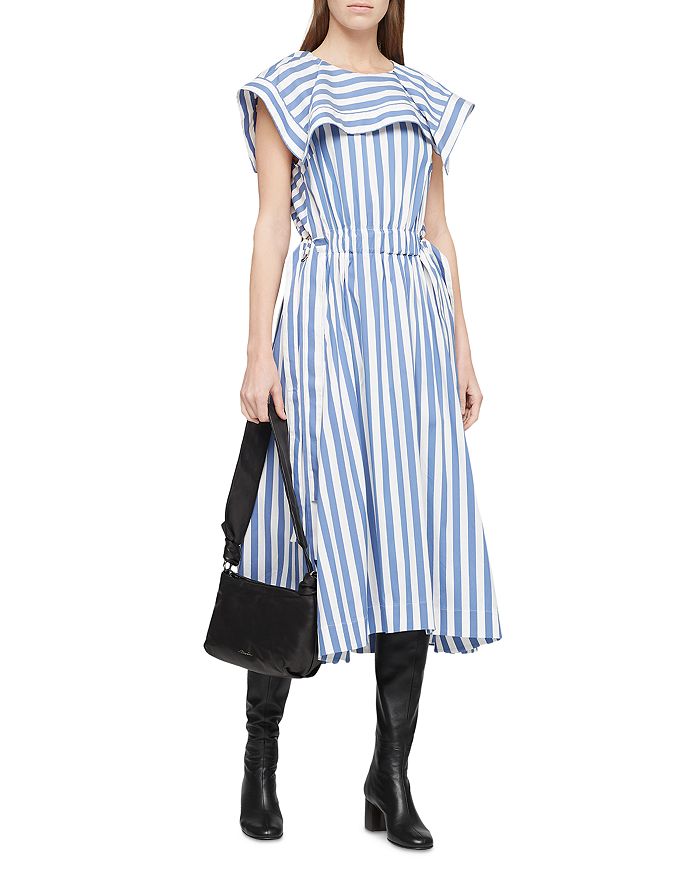 3.1 Phillip Lim Striped Handkerchief Collar Dress | Bloomingdale's