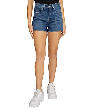 GOOD AMERICAN GOOD '90S JEAN SHORTS IN BLUE645,GNIS602T