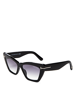 Tom Ford Wyatt Cat Eye Sunglasses, 56mm