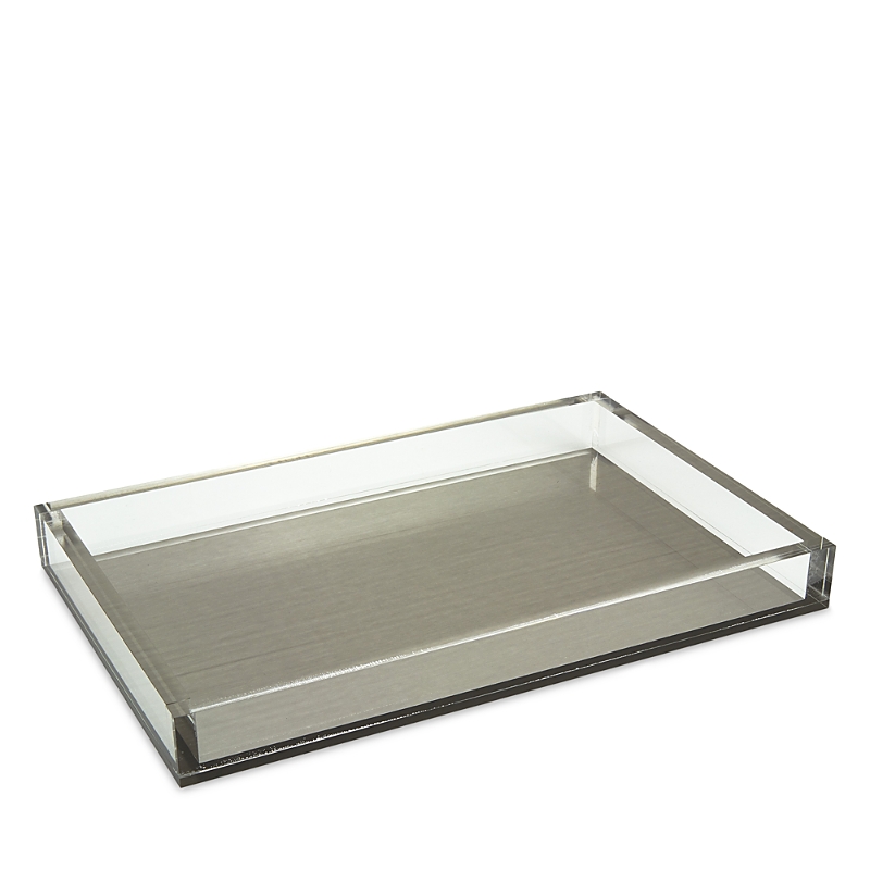 Tizo Lucite Tray In Silver