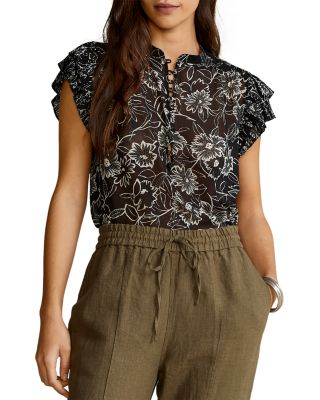 Ralph Lauren - Floral Crepe Top