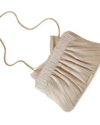 Rayne Small Pleated Bow Frame Clutch