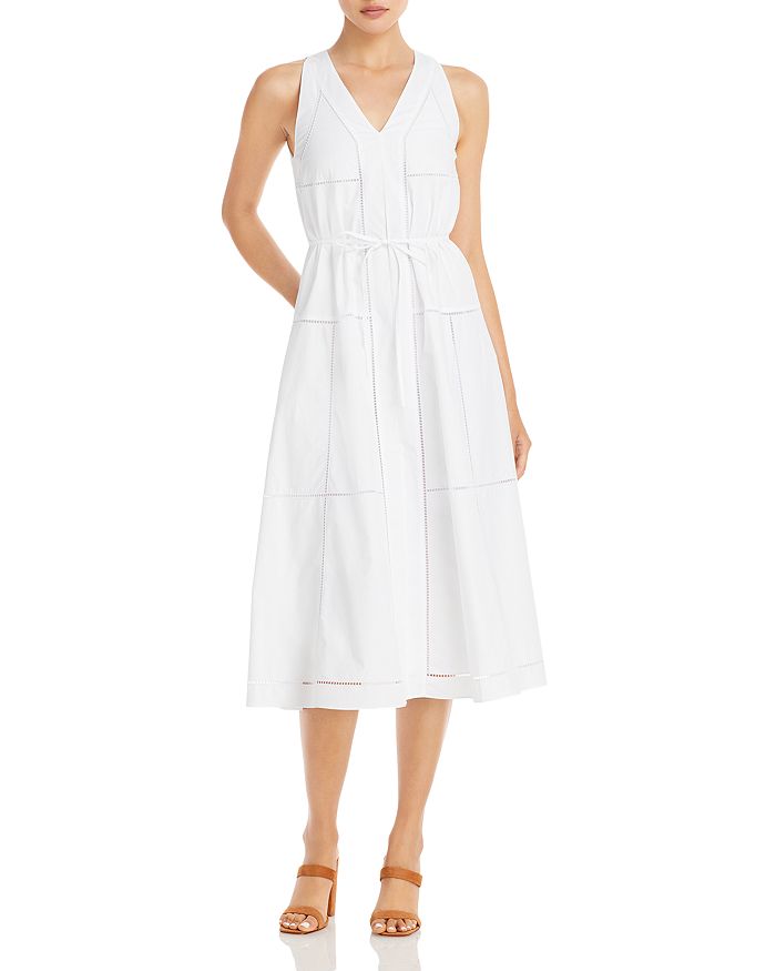 theory ladder eyelet dress