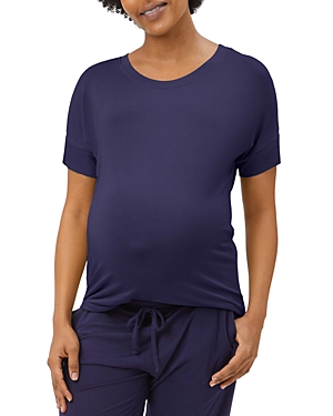 Stowaway Collection Maternity Tee In Navy