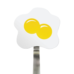 Tovolo Spatulart Nylon Flex Turner, Fried Egg