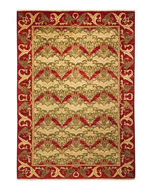 Bloomingdale's Arts & Crafts M1647 Area Rug, 5'10 X 8'8 In Red