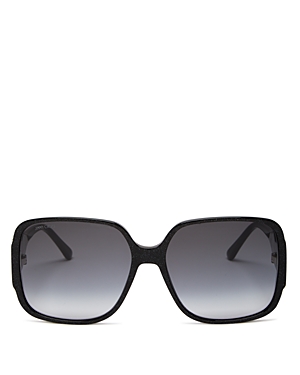 Jimmy Choo Women's Square Sunglasses, 59mm In Black/gray