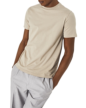 Reiss Bless Crewneck Tee In Stone