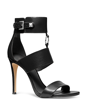 UPC 195512231377 product image for Michael Michael Kors Women's Amos Ankle Strap High Heel Sandals | upcitemdb.com