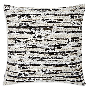 Mode Living Ombre Texture Throw Pillow, 22 X 22 In Black/white