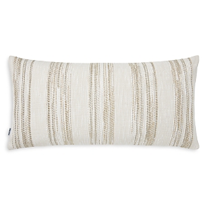 Mode Living Terra Vasta Throw Pillow, 22 X 22 In Striped Beige Metallic