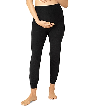 Beyond Yoga Space Dyed Maternity Joggers In Darkest Night