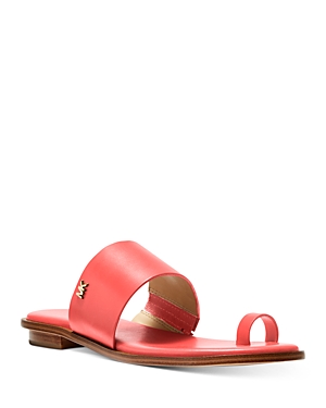 Michael Michael Kors Women's August Flat Sandals In Pink Grapefruit
