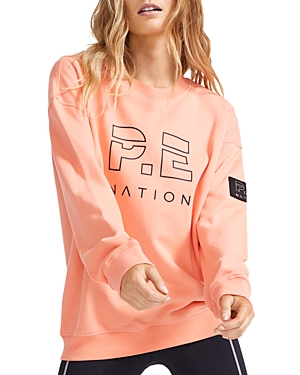 P.e Nation Heads Up Sweatshirt In Pink Dark
