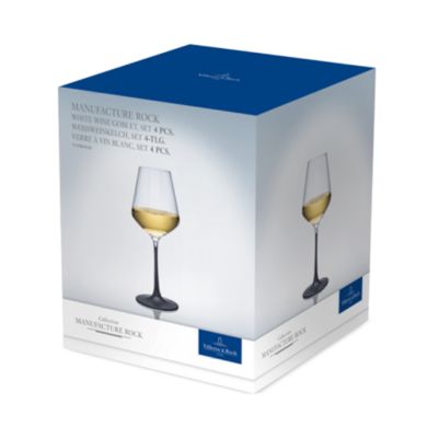 Manufacture Rock White Wine Goblet, Set of 4