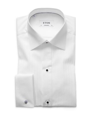 Contemporary Fit Pleated Bib Tuxedo Shirt