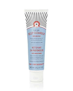 Shop First Aid Beauty Pure Skin Deep Cleanser With Red Clay 4.7 Oz.