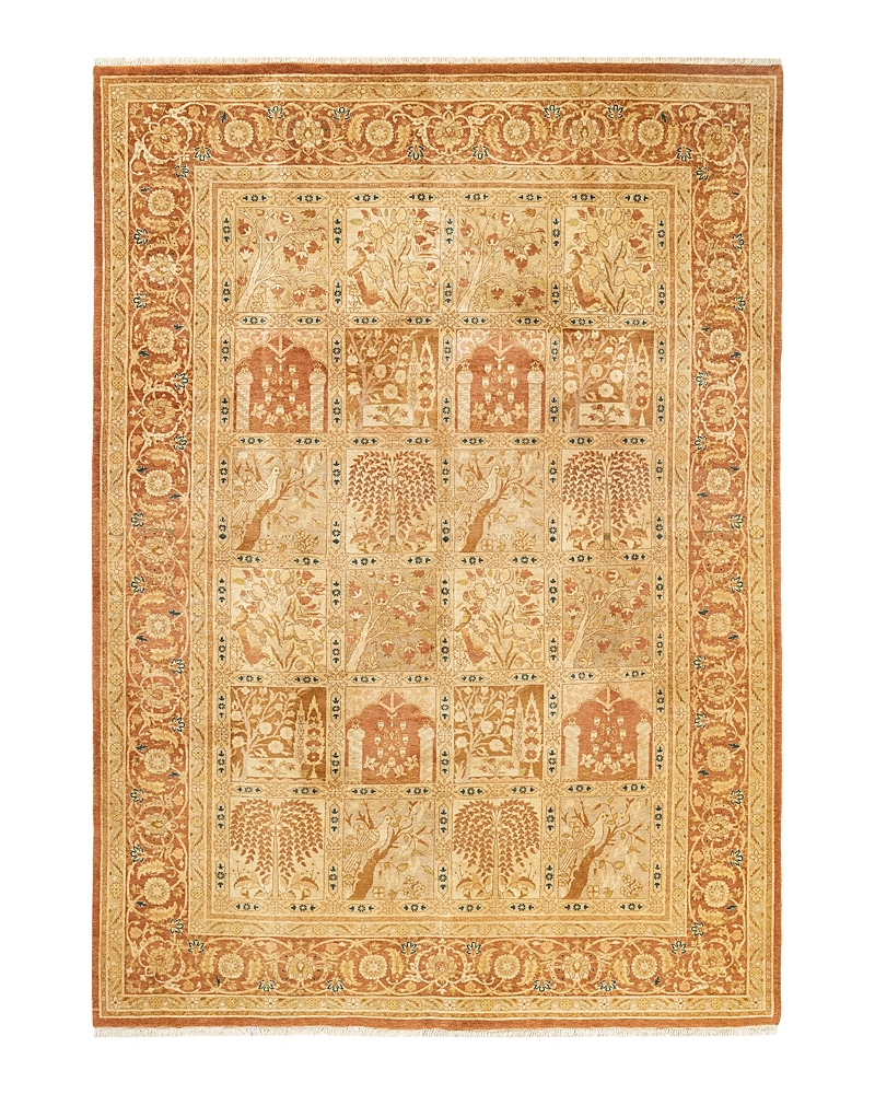 Adorn Handwoven Rugs Mogul M1226 6'3" x 8'10" Area Rug - Brown