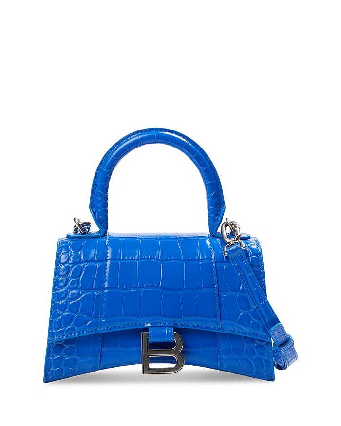 Balenciaga Croc-Embossed Mini Leather Shoulder Bag | Bloomingdale's