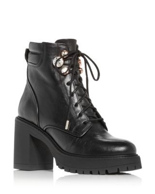 embellished heel booties