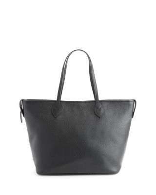 ROYCE New York - Pebble Grain Leather Wide Tote