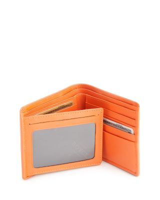 Leather RFID-Blocking ID Flap Bifold Wallet