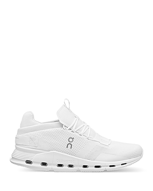 On Women's Cloudnova Low Top Sneakers In All White | ModeSens