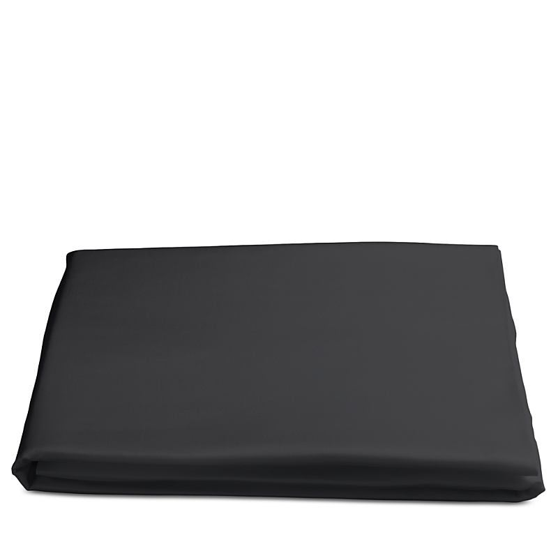 Matouk Nocturne Sateen Fitted Sheet, King In Black