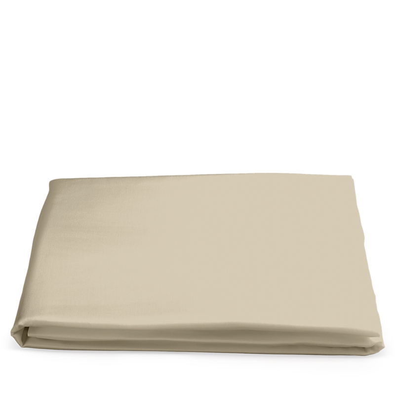 Matouk Nocturne Sateen Fitted Sheet, California King In Champagne