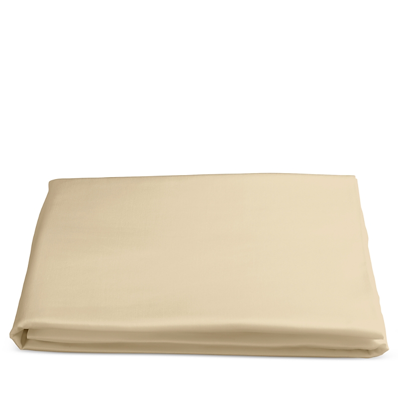 Matouk Nocturne Sateen Fitted Sheet, Queen In Honey