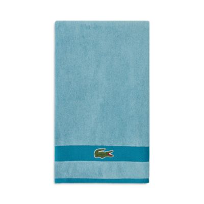 Lacoste Heritage Stripe Bath Towel