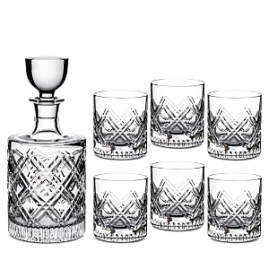 Marquis by Waterford 7 Piece Oblique Decanter & Tumbler Set