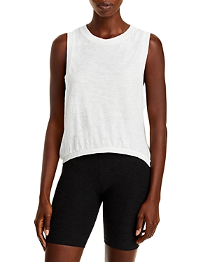 Free People Fp Movement Comeback Crop Tank In White