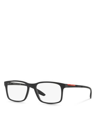 prada clear glasses