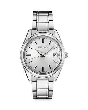 Seiko Watch Essentials Watch, 40.2mm In Silver