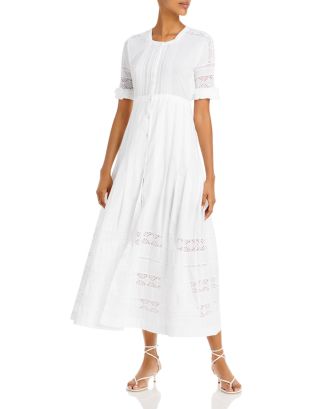 edie button down short dress Zimmermann - Edie Button Down Short Dress - Ivory