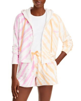 cropped designer hoodie